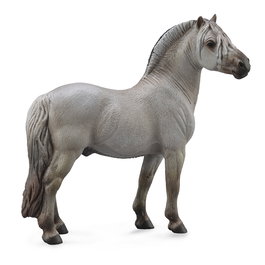 Collecta Semental Fiordo Gris XL 88632 Caballo Juguete Réplica Educativa +3 Años