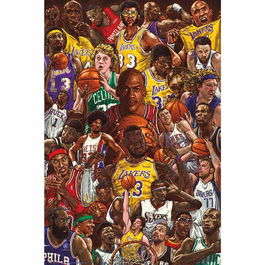 ERIK Poster Estrellas del Baloncesto 91,5x61cm