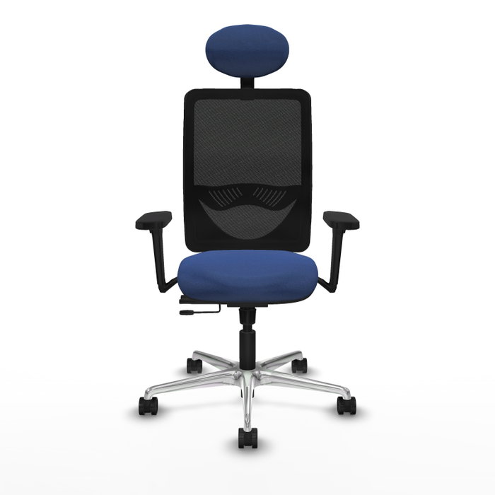 PIQUERAS Y CRESPO Silla de oficina Zulema Azul marino y Negro PIQUERAS Y CRESPO Silla de oficina Zulema Azul marino y Negro
