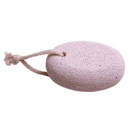 Eurostil Piedra Pómez Ovalada 9,5x4,5 cm con Asa para Exfoliar Pies - Cuidado Corporal