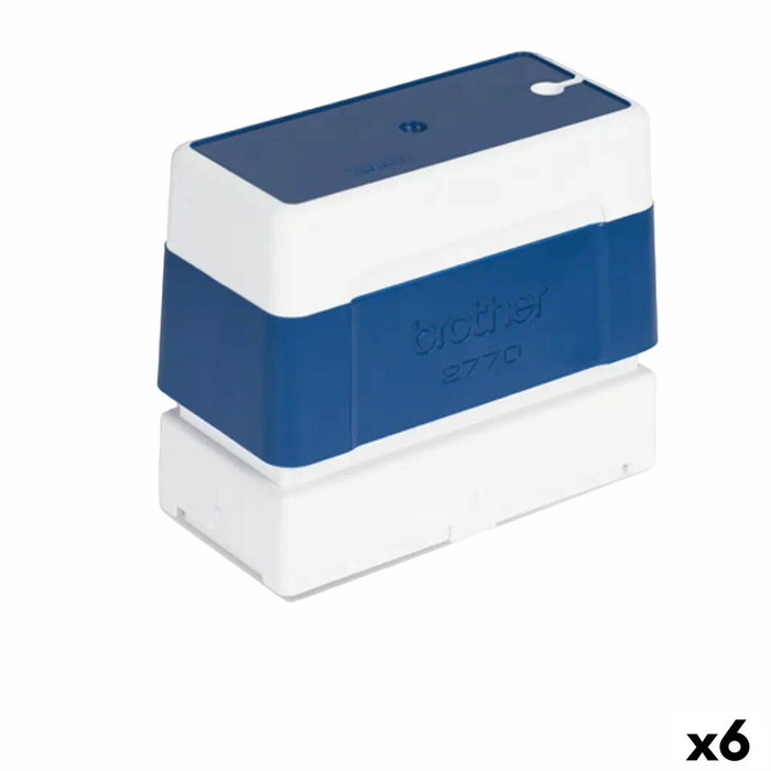 BROTHER Sello entintado automático 70x27 mm Azul