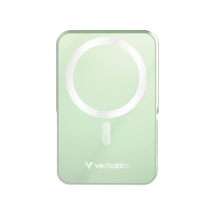 Verbatim Power Bank con Base Mag. Wireless 10000mAh Verde 32259 Verbatim Power Bank con Base Mag. Wireless 10000mAh Verde 32259
