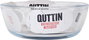 Quttin Fuente de Vidrio Ovalada 20.6 x 13.6 cm 700 cc (6 Unidades)