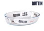 Quttin Fuente de Vidrio Ovalada 20.6 x 13.6 cm 700 cc (6 Unidades)