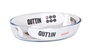 Quttin Fuente de Vidrio Ovalada 20.6 x 13.6 cm 700 cc (6 Unidades)
