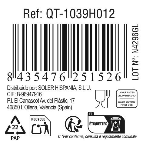 Quttin Fuente de Vidrio Ovalada 20.6 x 13.6 cm 700 cc (6 Unidades)