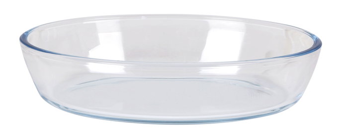 Quttin Fuente de Vidrio Ovalada 20.6 x 13.6 cm 700 cc (6 Unidades)