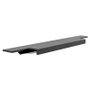VIEFE Tirador Embutido Lineal de Aluminio Negro Cepillado 297 mm