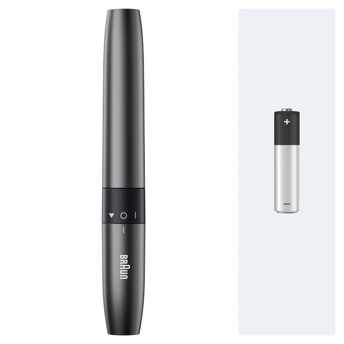Braun EN 20 Recortador de Vello para Oreja y Nariz, Gris/Negro Braun EN 20 Recortador de Vello para Oreja y Nariz, Gris/Negro