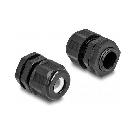 DeLOCK Prensaestopas EX M16 Negro (2 unidades)