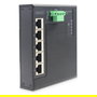 Digitus Conmutador Industrial No Administrado Gigabit Ethernet de 5 Puertos, Plano, para Montaje en Rack/Pared, IP40, 10Gbit/s