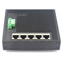 Digitus DN-651126 Switch de red Industrial Gigabit de 5 puertos, Negro
