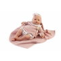Antonio Juan Muñeca Baby Love Reborn con conjunto de punto rosa