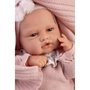 Antonio Juan Muñeca Baby Love Reborn con conjunto de punto rosa