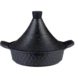 Baumalu BAU3216383991768 Tagine para todo tipo de fuegos, incluida inducción - 28 cm - Con tapa