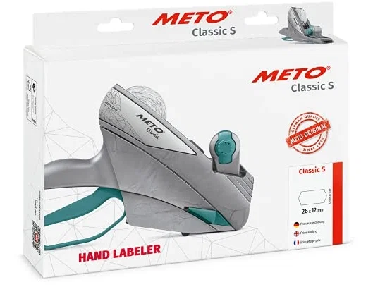 Meto Classic S 626/12 Etiquetadora de 6 caracteres alfanuméricos
