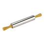 Tescoma Rodillo de Acero Inoxidable Ø5 x 25 cm para Amasar, Masa No Se Pegada y Fácil de Limpiar