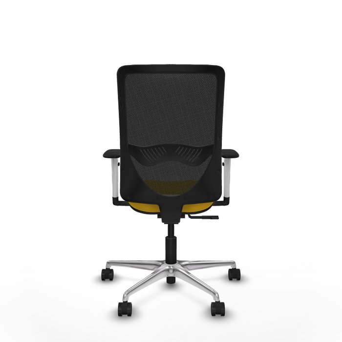 PIQUERAS Y CRESPO Silla de oficina Zulema Sincro Amarillo y Negro