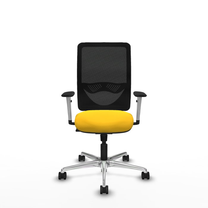 PIQUERAS Y CRESPO Silla de oficina Zulema Sincro Amarillo y Negro