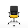 PIQUERAS Y CRESPO Silla de oficina Zulema Sincro Amarillo y Negro