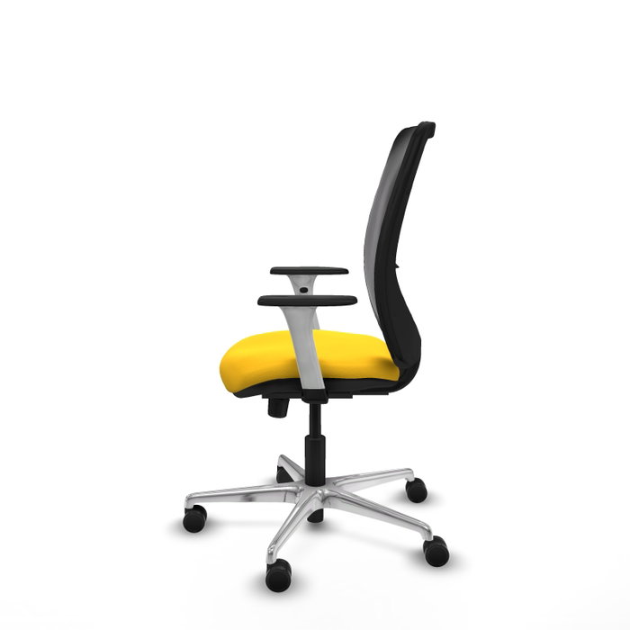 PIQUERAS Y CRESPO Silla de oficina Zulema Sincro Amarillo y Negro