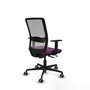 PIQUERAS Y CRESPO Silla de oficina Haches con mecanismo Sincro/Traslack, Morado y Gris