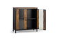 Giner y Colomer Aparador de Madera de Mango y Metal Negro 87 cm