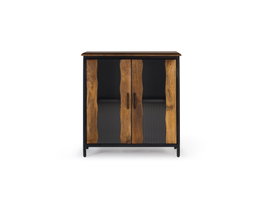 Giner y Colomer Aparador de Madera de Mango y Metal Negro 87 cm