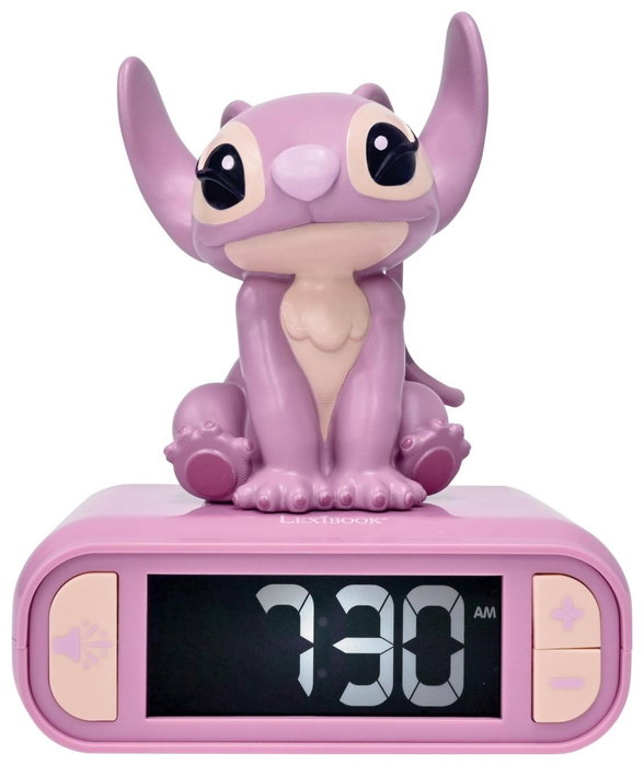 LEXIBOOK Despertador Luminoso Disney Stitch Ángel RL800D1 LEXIBOOK Despertador Luminoso Disney Stitch Ángel RL800D1