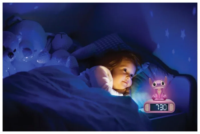 LEXIBOOK Despertador Luminoso Disney Stitch Ángel RL800D1 LEXIBOOK Despertador Luminoso Disney Stitch Ángel RL800D1
