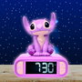 Lexibook Despertador Luminoso Disney Stitch RL800D1 con Luz Nocturna y 6 Tonos