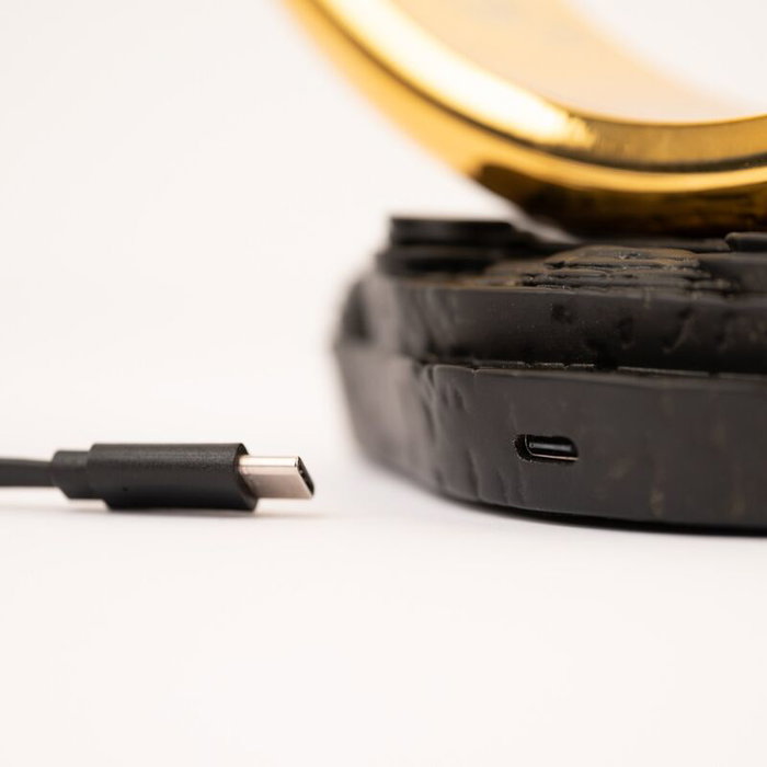 Erik Lámpara El Señor de los Anillos Iluminación Cálida con Inscripción, PVC, 19x22x10cm, USB/Pilas AAA