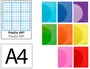 Liderpapel Libreta A4 Rayado Nº46 48 Hojas 90gr Tapa Plástico Colores Surtidos
