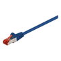 Goobay Patchkabel Cat.6 S/FTP (PiMF) azul, 15cm