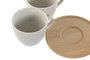 DKD Home Decor Café Blanco Set de 6 Piezas 8.5 x 6.4 x 5.5 cm