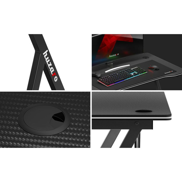 Mesa de Escritorio Gaming Huzaro HZ-Hero 1.4 Black Negro Mesa de Escritorio Gaming Huzaro HZ-Hero 1.4 Black Negro