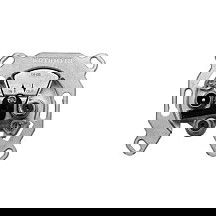 Kathrein ESD 32 Antennendose 2 Niederführungen Twin 3-Loch Conector TV IEC Sat F Plata Metal 3 Puertos
