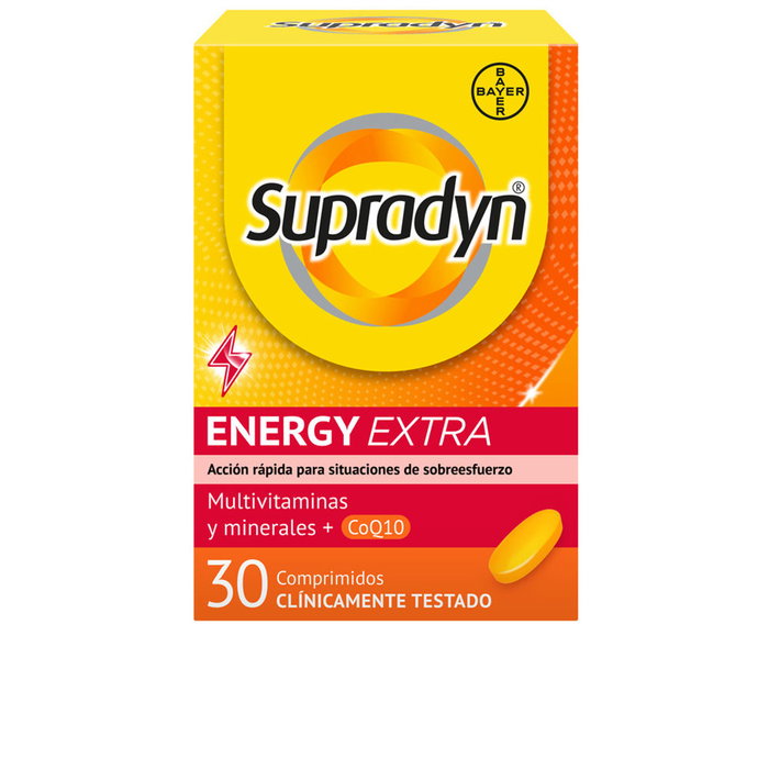 Supradyn SUPRADYN ENERGY EXTRA Comprimidos 30 u con Vitaminas, Minerales y Coenzima Q10 para Energía y Rendimiento Físico Supradyn SUPRADYN ENERGY EXTRA Comprimidos 30 u con Vitaminas, Minerales y Coenzima Q10 para Energía y Rendimiento Físico