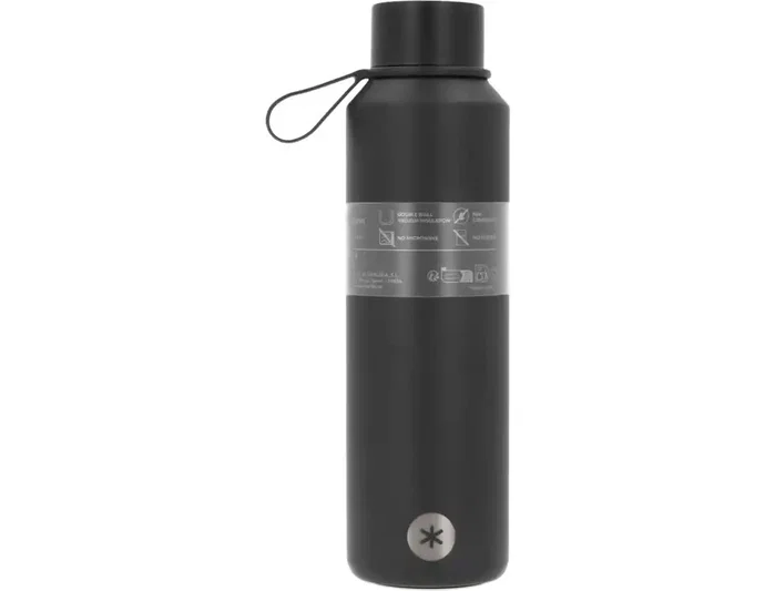 Antartik Botella portalíquidos Antartik Core isotérmica negra 600 ml