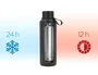 Antartik Botella portalíquidos Antartik Core isotérmica negra 600 ml