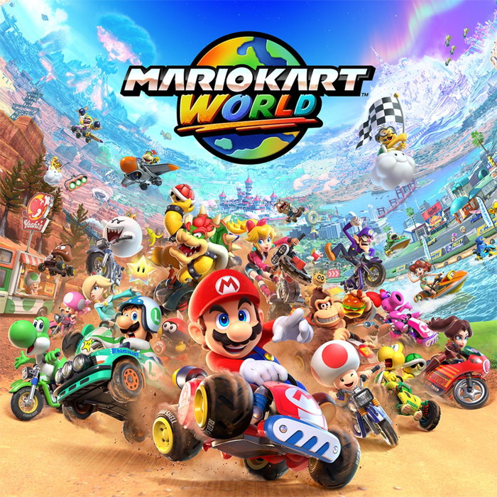 Nintendo Switch 2 Negro con Mario Kart World (Código)