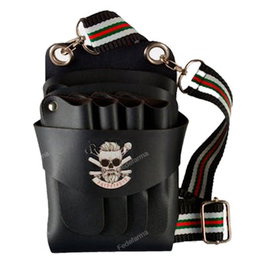 Zzmen Cartuchera Negra Barbero Hipster Man Skull