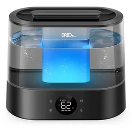 Dreo Humidificador 420S con Depósito de 4 L, Autonomía de 30 h, Niebla de 10 cm y Funcionamiento Silencioso a 28 dB