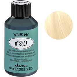 View, Tinte de cabello demi-permanente, 9.0 , 60 ml