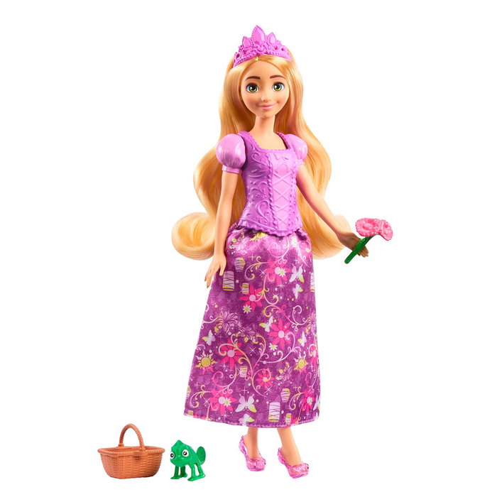 Mattel Muñeca Rapunzel Historias Mágicas JBG09 Disney Princess con 2 Atuendos y Accesorios para Niñas +3 Años Mattel Muñeca Rapunzel Historias Mágicas JBG09 Disney Princess con 2 Atuendos y Accesorios para Niñas +3 Años