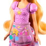 Mattel Muñeca Rapunzel Historias Mágicas JBG09 Disney Princess con 2 Atuendos y Accesorios para Niñas +3 Años