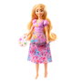 Mattel Muñeca Rapunzel Historias Mágicas JBG09 Disney Princess con 2 Atuendos y Accesorios para Niñas +3 Años