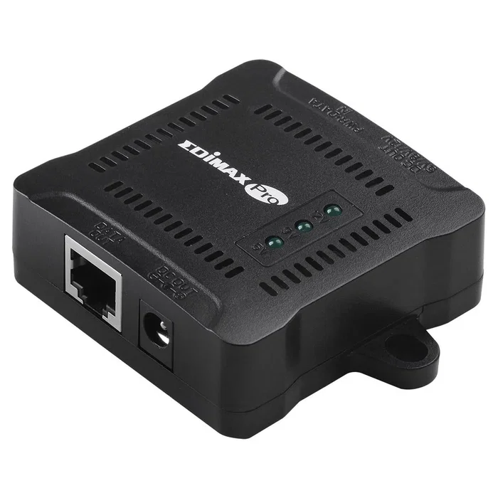 Edimax Adaptador GP-101ST Splitter Inyector PoE+ Gigabit con Conexión de Salida DC 5V/9V/12V, Negro, IEEE 802.3af/at, Montaje en Pared Edimax Adaptador GP-101ST Splitter Inyector PoE+ Gigabit con Conexión de Salida DC 5V/9V/12V, Negro, IEEE 802.3af/at, Montaje en Pared