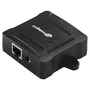 Edimax Adaptador GP-101ST Splitter Inyector PoE+ Gigabit con Conexión de Salida DC 5V/9V/12V, Negro, IEEE 802.3af/at, Montaje en Pared