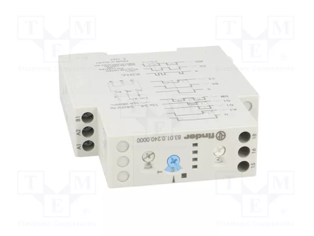 FINDER Relé de tiempo Serie 83 24-240V AC/DC SPDT